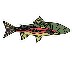 Mountain Trout Sticker