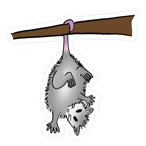 Olive the Opossum Sticker