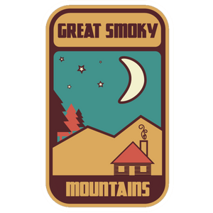 Great Smoky Mountains 2D Sticker