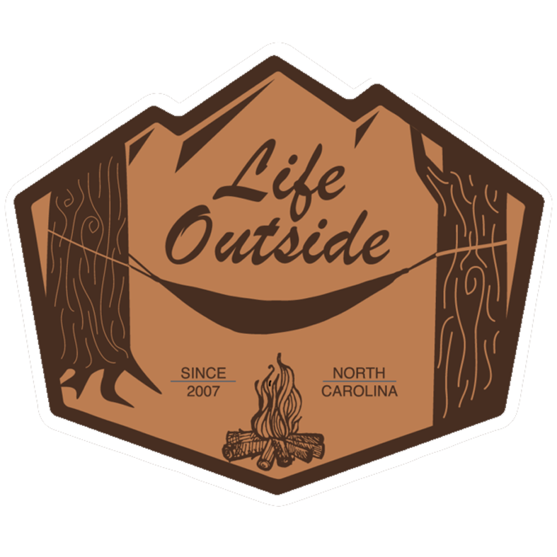 Life Outside Hammock Sticker