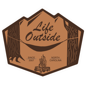 Life Outside Hammock Sticker