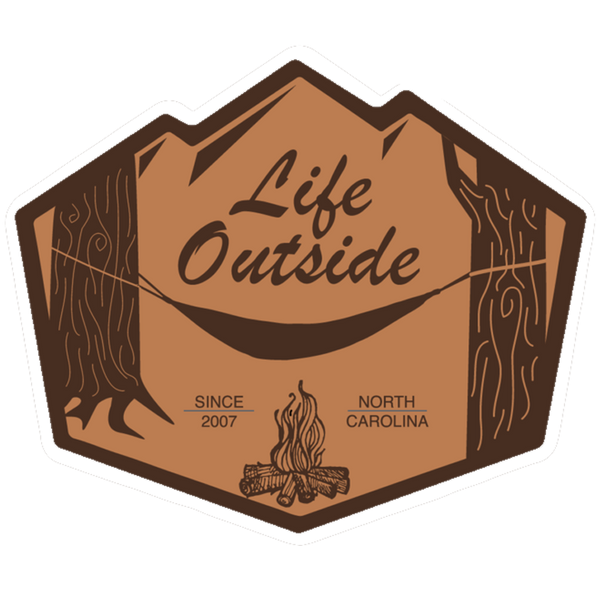 Life Outside Hammock Sticker