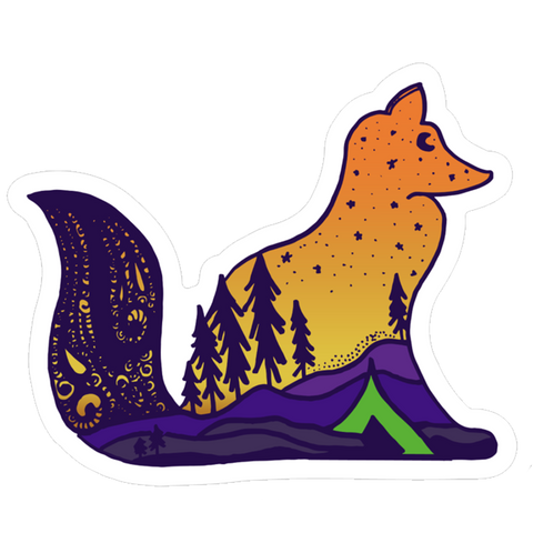 Mountain Firefox Sticker