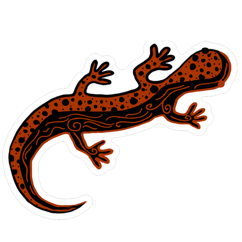 Sidewinder the Salamander Sticker