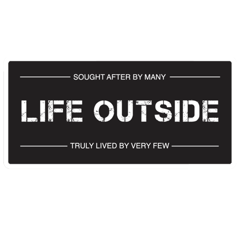 Simple Life Outside Sticker