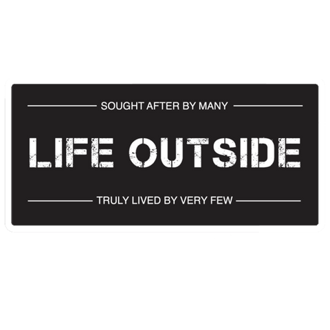 Simple Life Outside Sticker