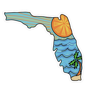 Citrus Sun Florida Sticker