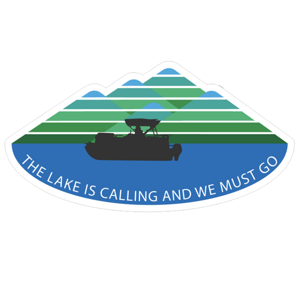 Lake is Calling Sticker