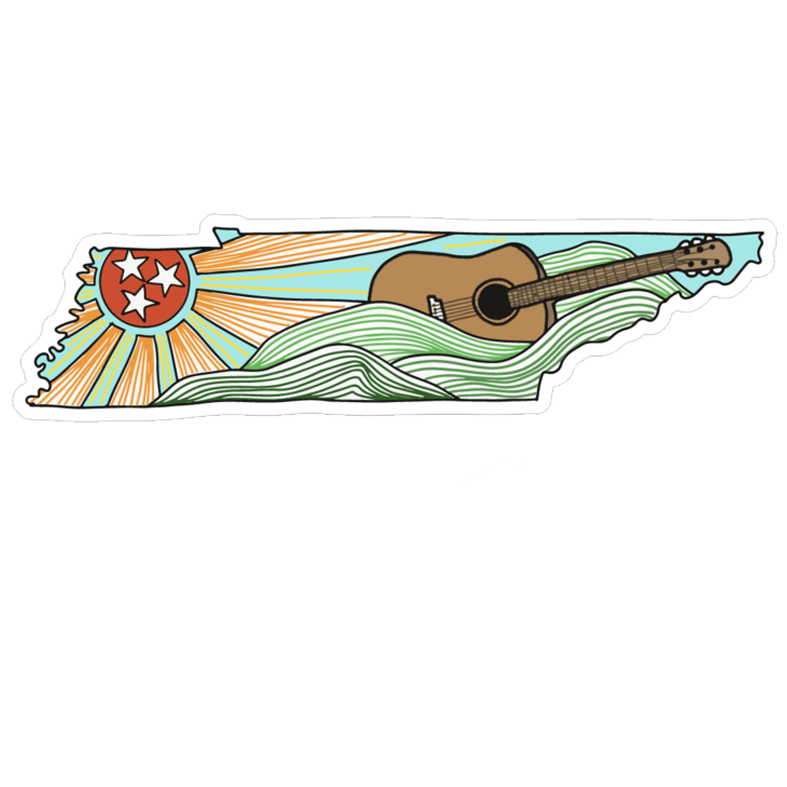 Tennesse Mountain Music Sticker