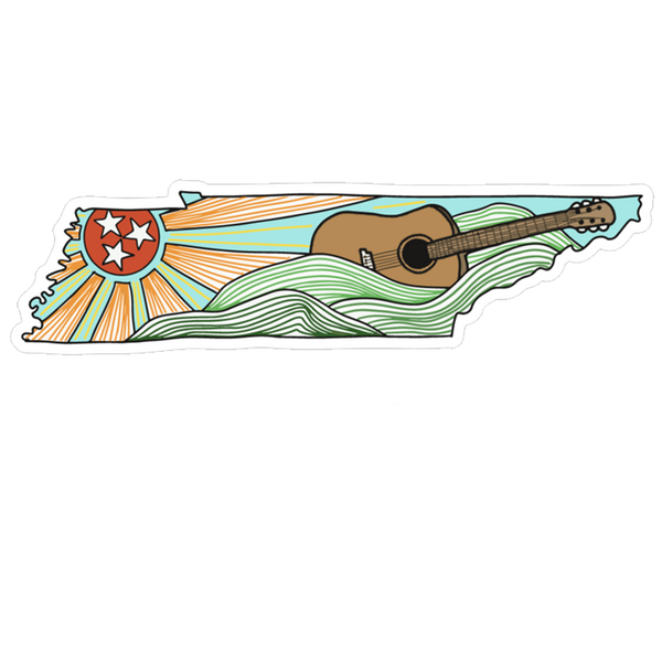 Tennesse Mountain Music Sticker