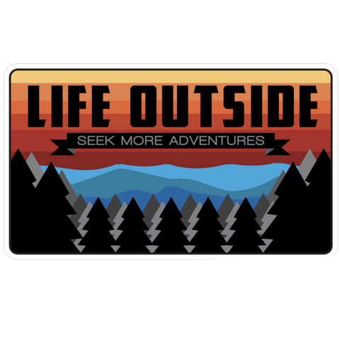 Life Outside Mtn Range Sticker