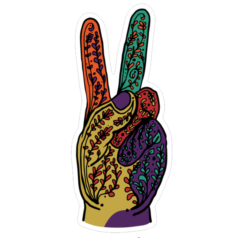 TieDie Peace Sticker