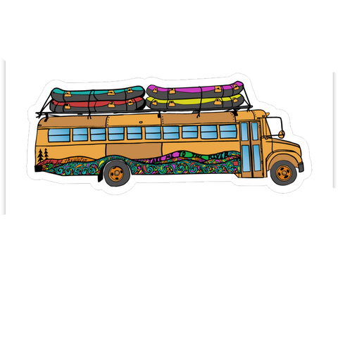 Rafting Bus Sticker