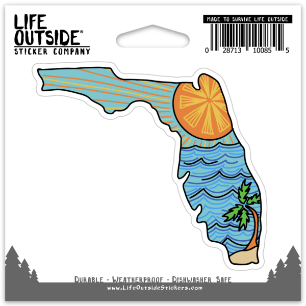 Citrus Sun Florida Sticker