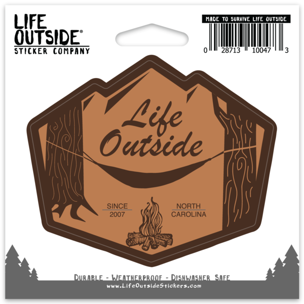 Life Outside Hammock Sticker