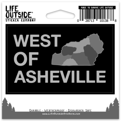 West of Asheville Sticker