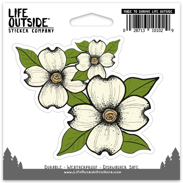 Dogwood Flowers Sticker